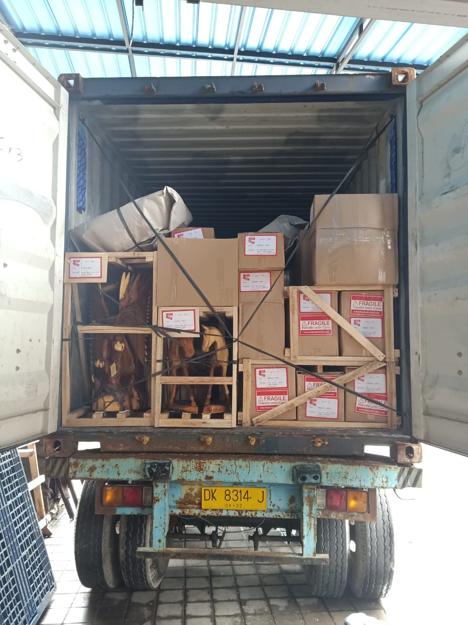 consolidation container Bali to Perth