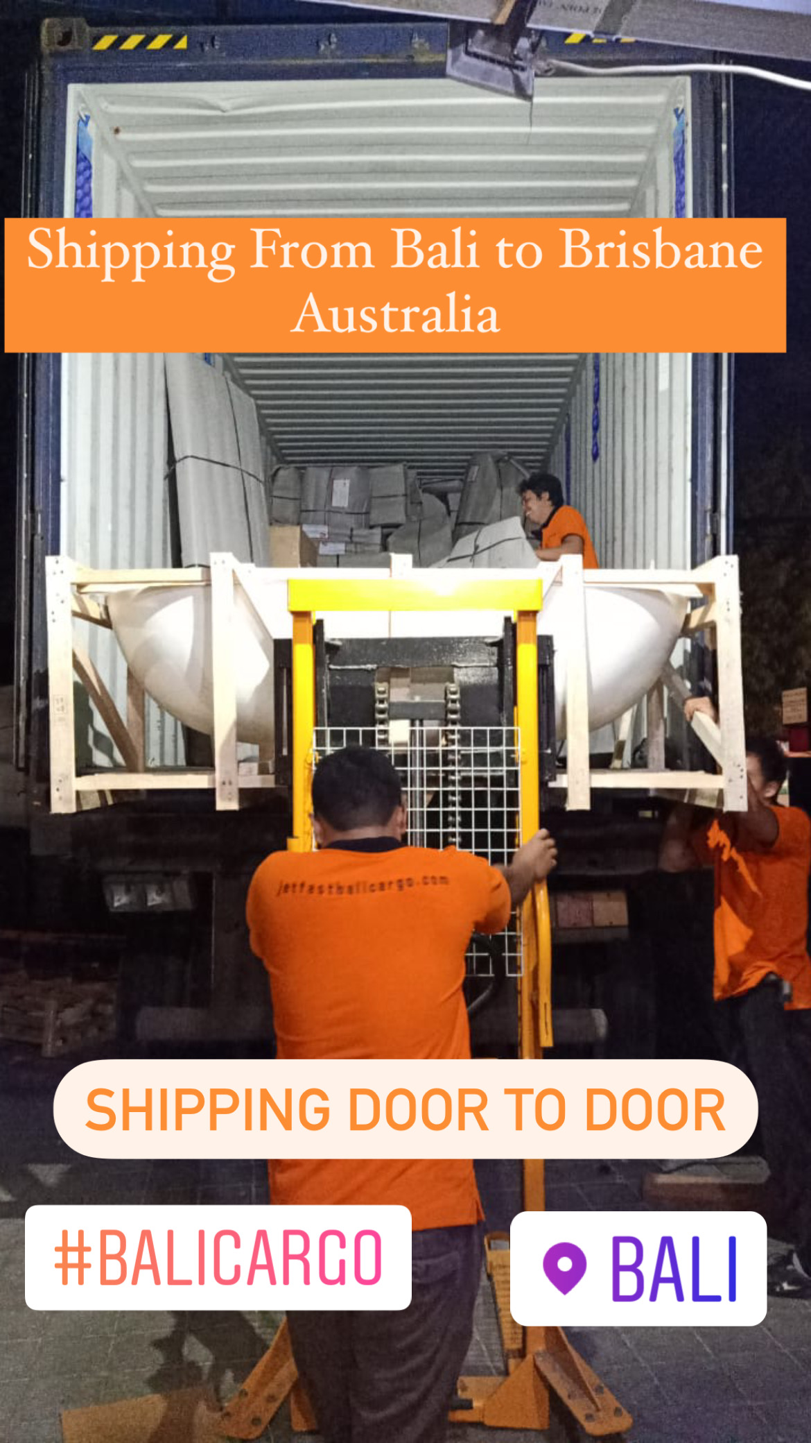 Bali Cargo Shipping