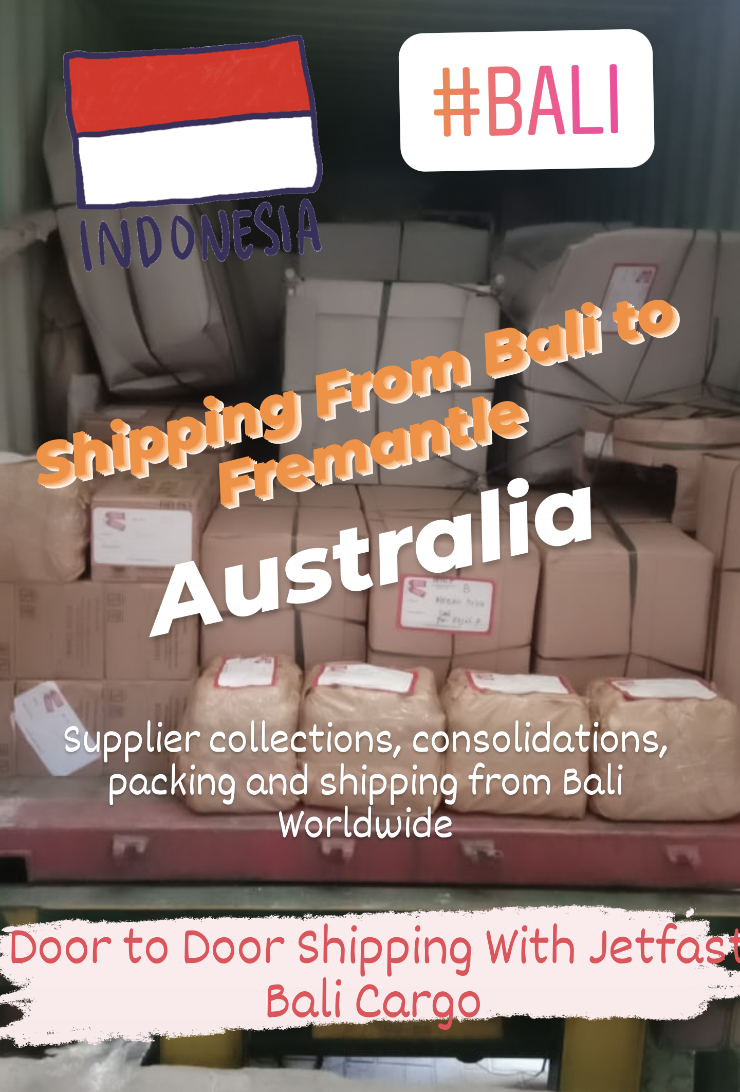 Shipping to Fremantle From Bali