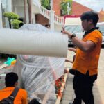 Motorbike export crating in Bali for shipping to Melbourne Australia